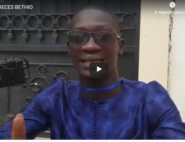 Vidéo-Décès de Cheikh Béthio : Ce thiantacône désigne le fils ainé comme successeur