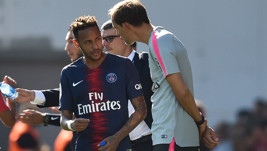 PSG / TUCHEL - Neymar est triste