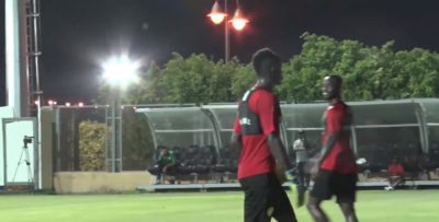 Lendemain de victoire : Sadio Mané en gardien de but à l’entraînement (photos)