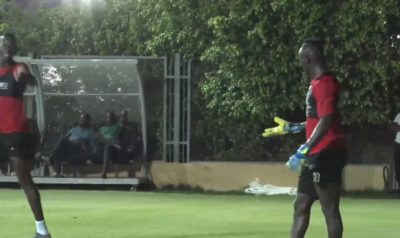 Lendemain de victoire : Sadio Mané en gardien de but à l’entraînement (photos)
