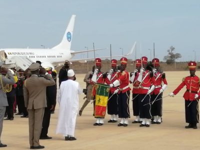 Obsèques Tanor Dieng : Arrivé du président Malien IBK à l'AIBD