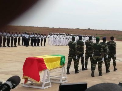 Arrivée de la dépouille de OTD : L'hommage national a débuté à l'instant