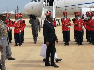 Arrivée de la dépouille de OTD : L'hommage national a débuté à l'instant