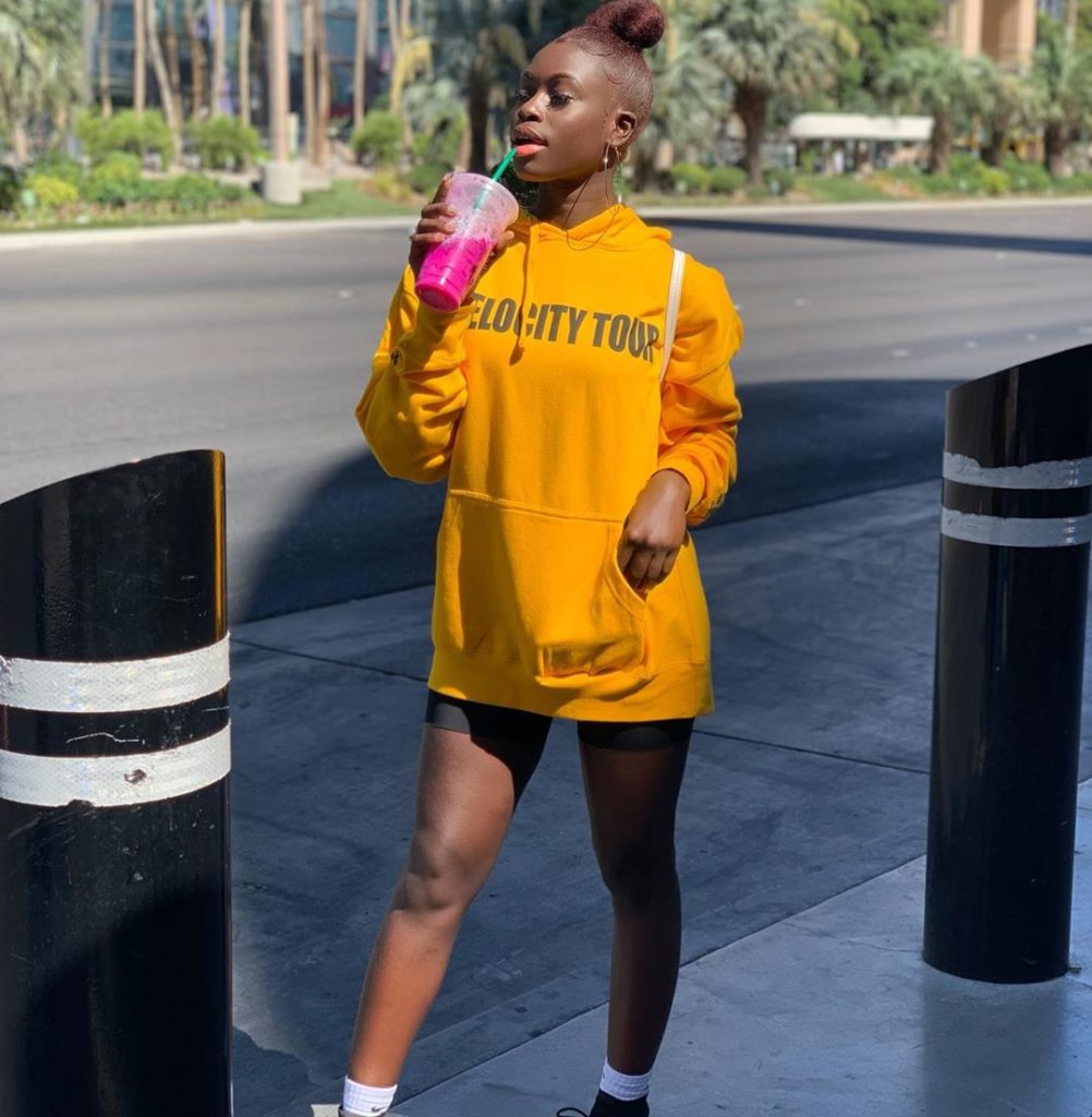 (05 Photos) LAS VEGAS: Diarra de Sen petit Gallé, elle prend du bon temps