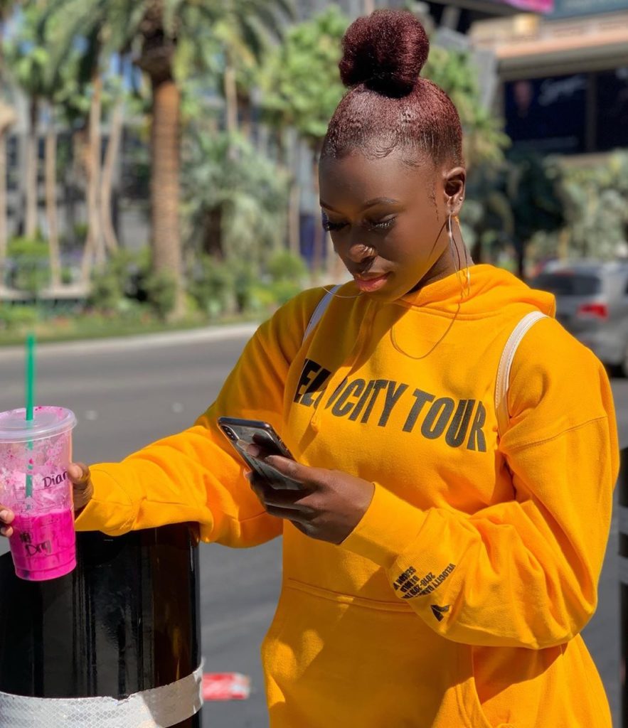 (05 Photos) LAS VEGAS: Diarra de Sen petit Gallé, elle prend du bon temps