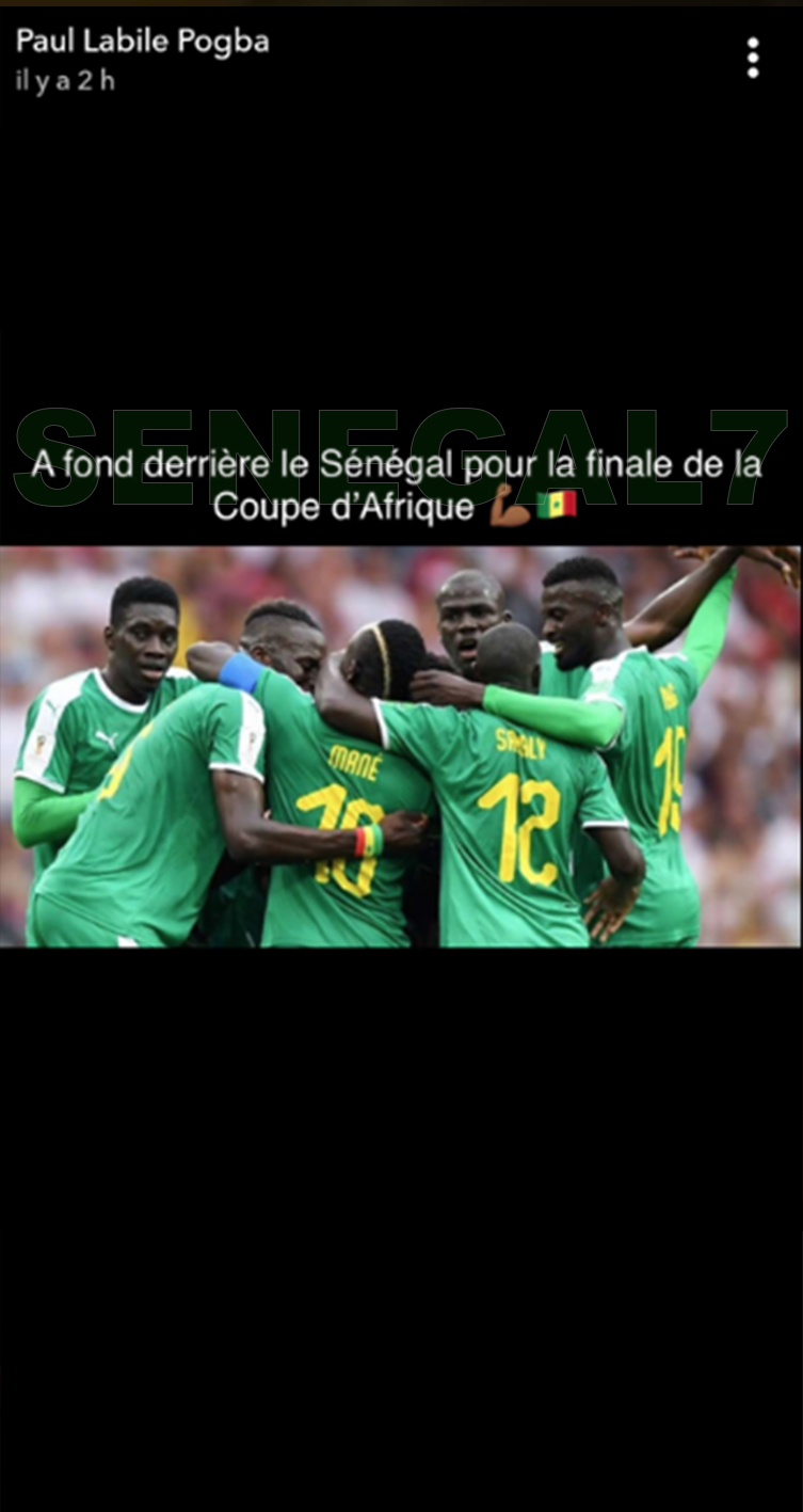 (Arrêt sur image) Quand Paul Pogba apporte son soutien aux Lions avant la finale