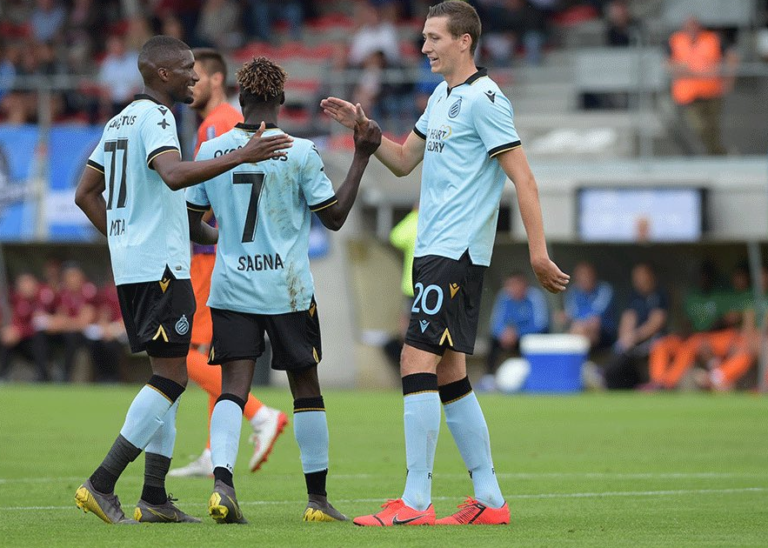 (Photos) Amadou Sagna a disputé son premier match avec le FC Bruges