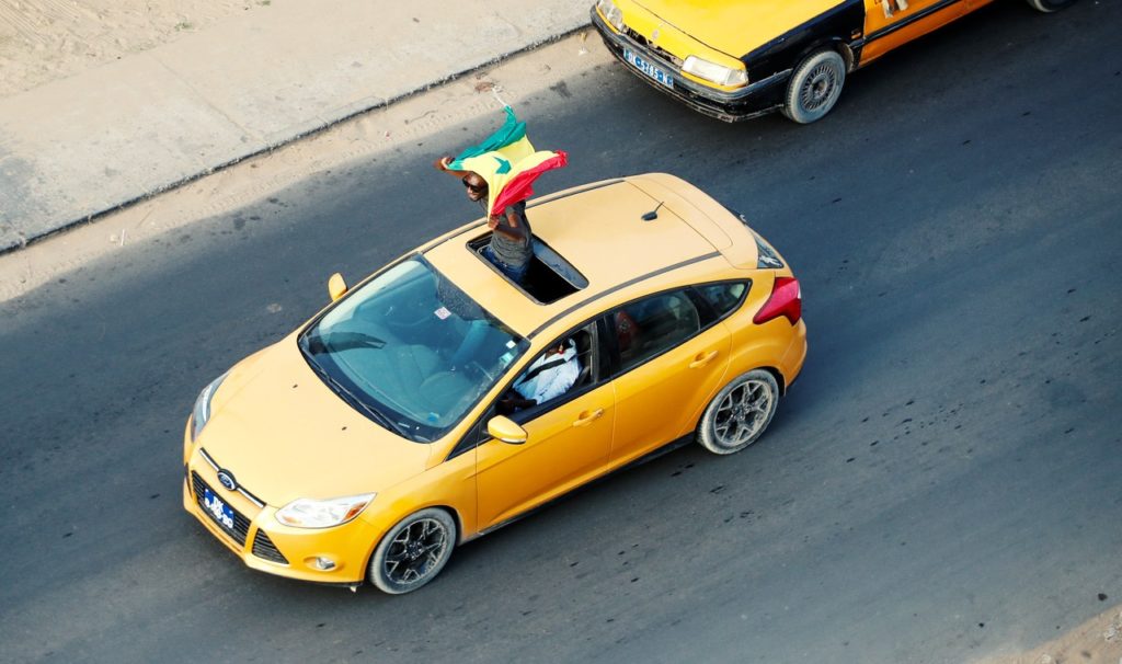 (15 Photos) CAN 2019: Une folle ambiance à Dakar après la qualification des Lions en finale