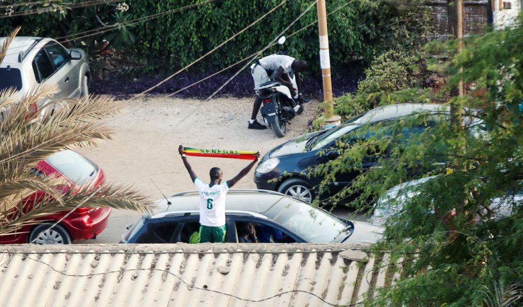 (15 Photos) CAN 2019: Une folle ambiance à Dakar après la qualification des Lions en finale