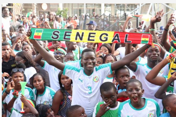 (15 Photos) CAN 2019: Une folle ambiance à Dakar après la qualification des Lions en finale