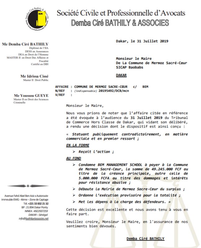 Condamnation Par Barth