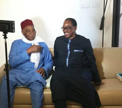 Photos - Wade reçoit Madické Niang dans la soirée de ce dimanche