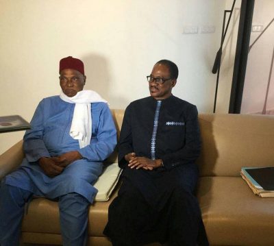 Photos - Wade reçoit Madické Niang dans la soirée de ce dimanche