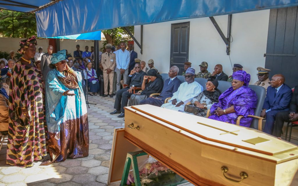 Photos: Levée du corps Collette Senghor Hubert, Tout ce que vous n’avez pas vu en Images