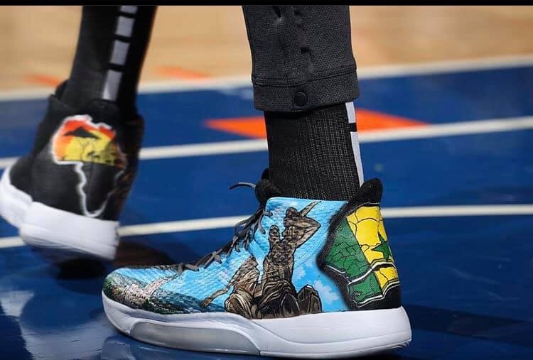(04 Photos) NBA: Tacko Fall affiche sa fierté d’être Sénégalais sur ses chaussures…