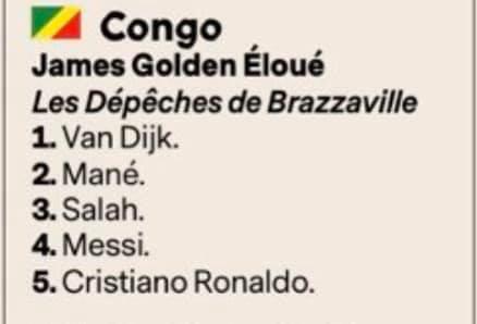 [DOCUMENTS] BALLON D'OR: Ces pays africains qui n'ont pas voté Sadio Mané