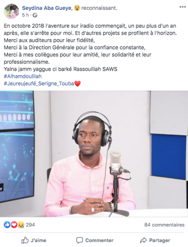 Mercato Médiatique : Dj Boubs et I-Radio perd un de ses brillants journalistes ( Photo)