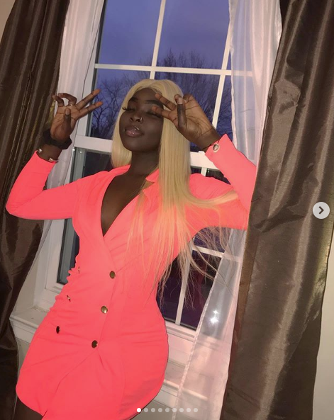 Photos : En tenues aguicheuses, La barbie noire Sénégalaise Oumy Diop secoue Instagram avec ses clichés torrides