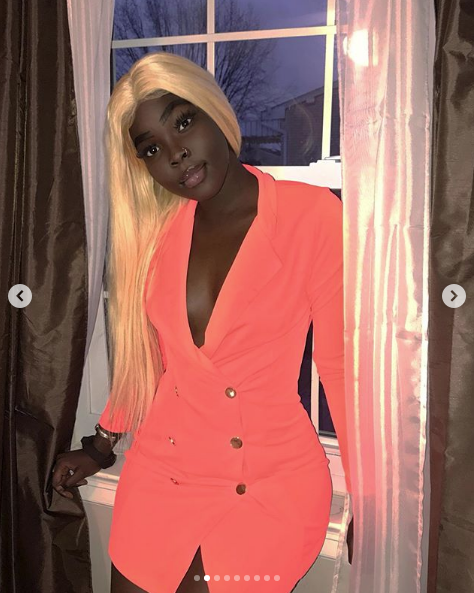 Photos : En tenues aguicheuses, La barbie noire Sénégalaise Oumy Diop secoue Instagram avec ses clichés torrides