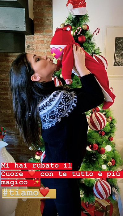(Photos) Noël en Famille: Keita Baldé se la coule douce avec sa petite-amie et son fils