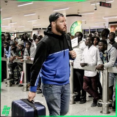 Compétition internationale de MMA : les images de l'arrivée des combattants à l'AIBD