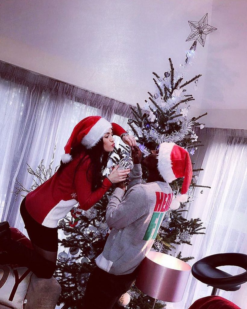 Photos: Gana Gueye fête noël en famille