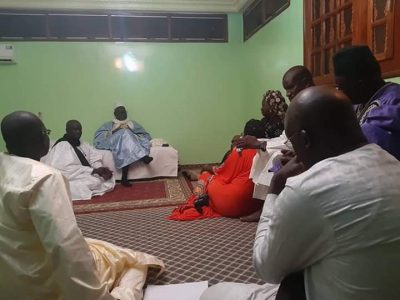 Photos - Tournée économique nationale du Grand Parti: Elhadji Malick Gakou reçu par Serigne Moussa Nawél Mbacké à Pout /Thies
