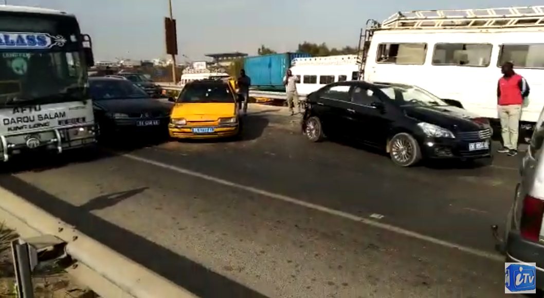 Accident: le taximan tente de fuir après le choc