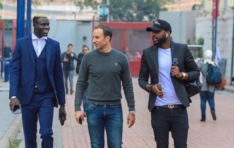 Photos - Al Ahly : Aliou Badji présenté à ses nouveaux coéquipiers.