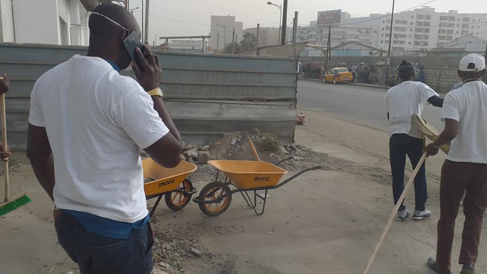 Cleaning Day: Le COSEC et son DG Mamadou Ndione répondent à l'appel du Chef de l'Etat (photos)