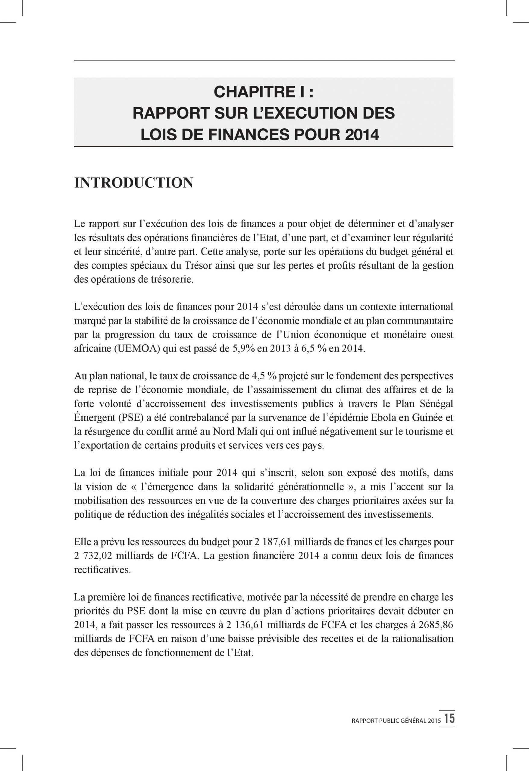 Intégralité du rapport 2015 de la Cour des comptes