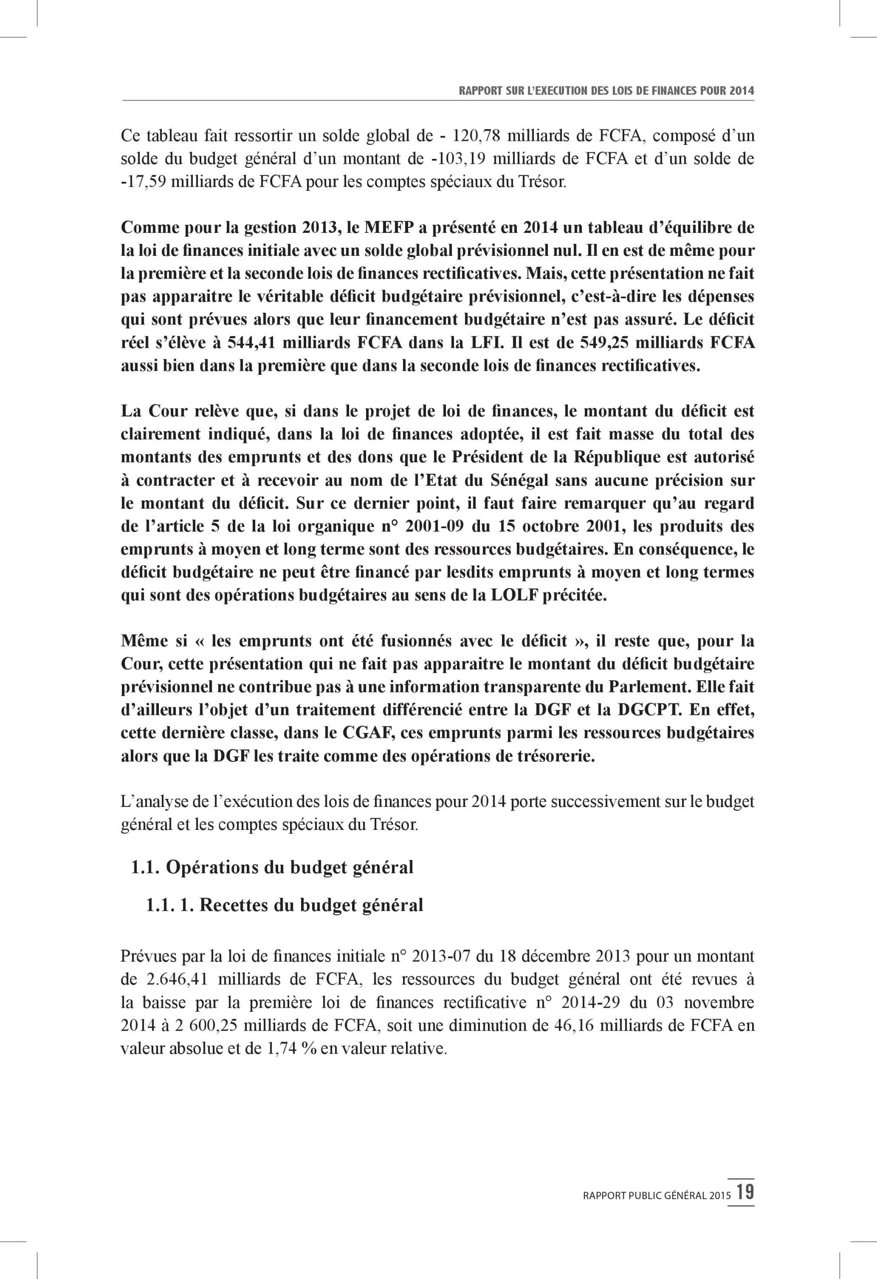 Intégralité du rapport 2015 de la Cour des comptes