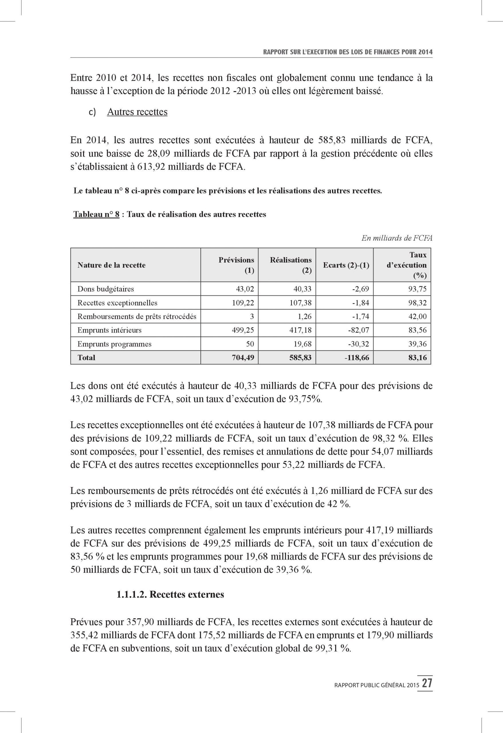 Intégralité du rapport 2015 de la Cour des comptes