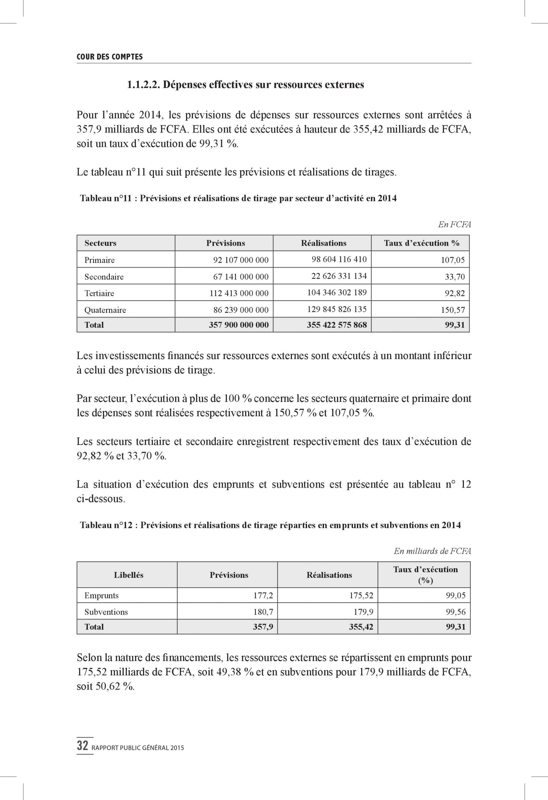 Intégralité du rapport 2015 de la Cour des comptes