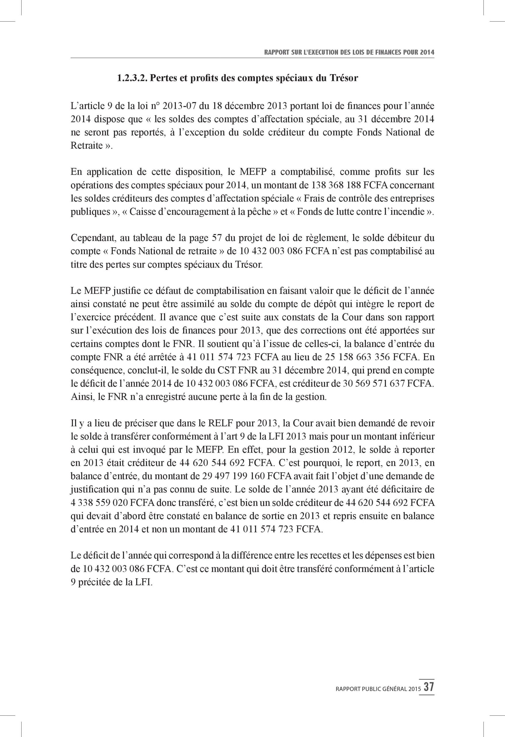 Intégralité du rapport 2015 de la Cour des comptes