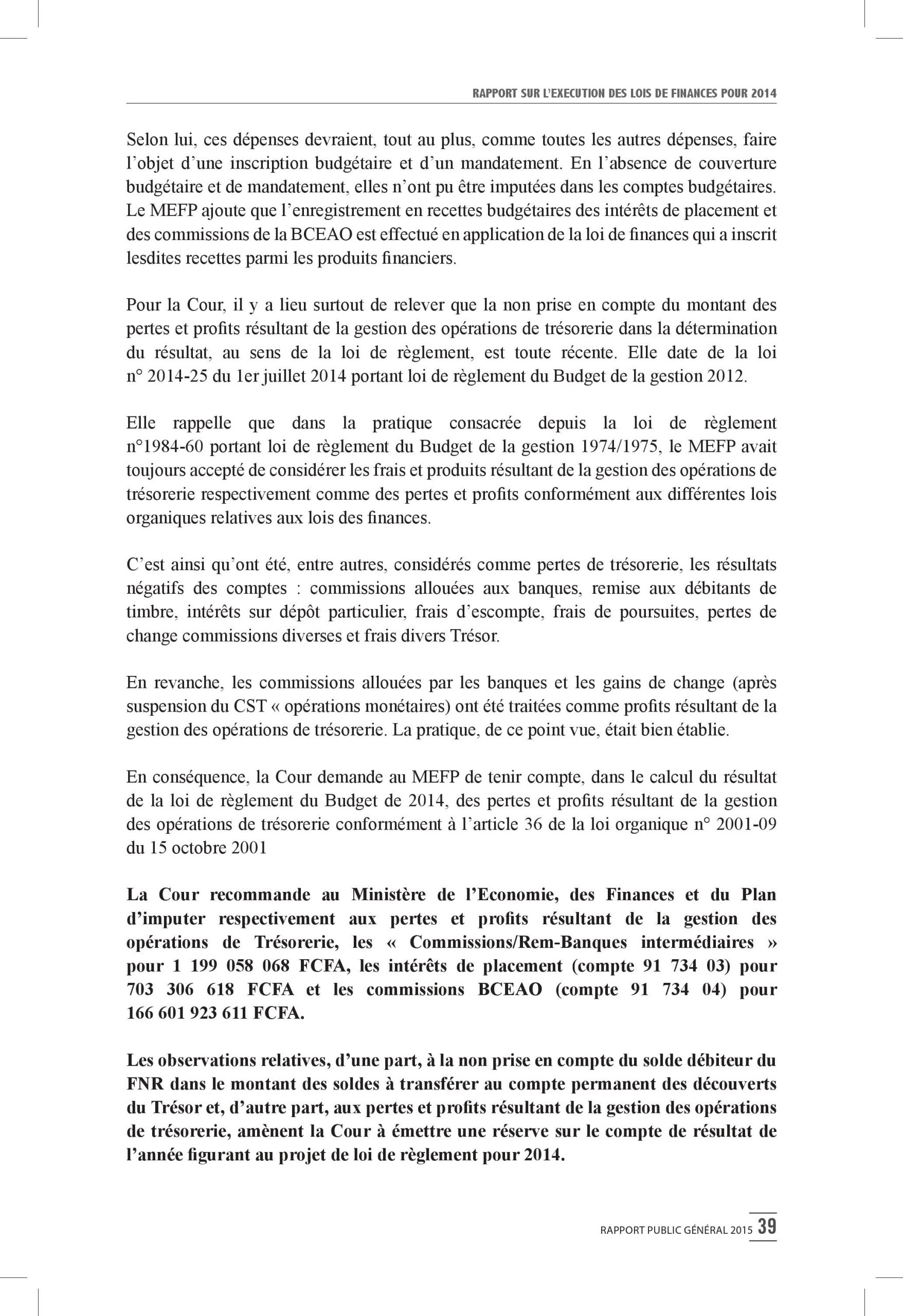 Intégralité du rapport 2015 de la Cour des comptes