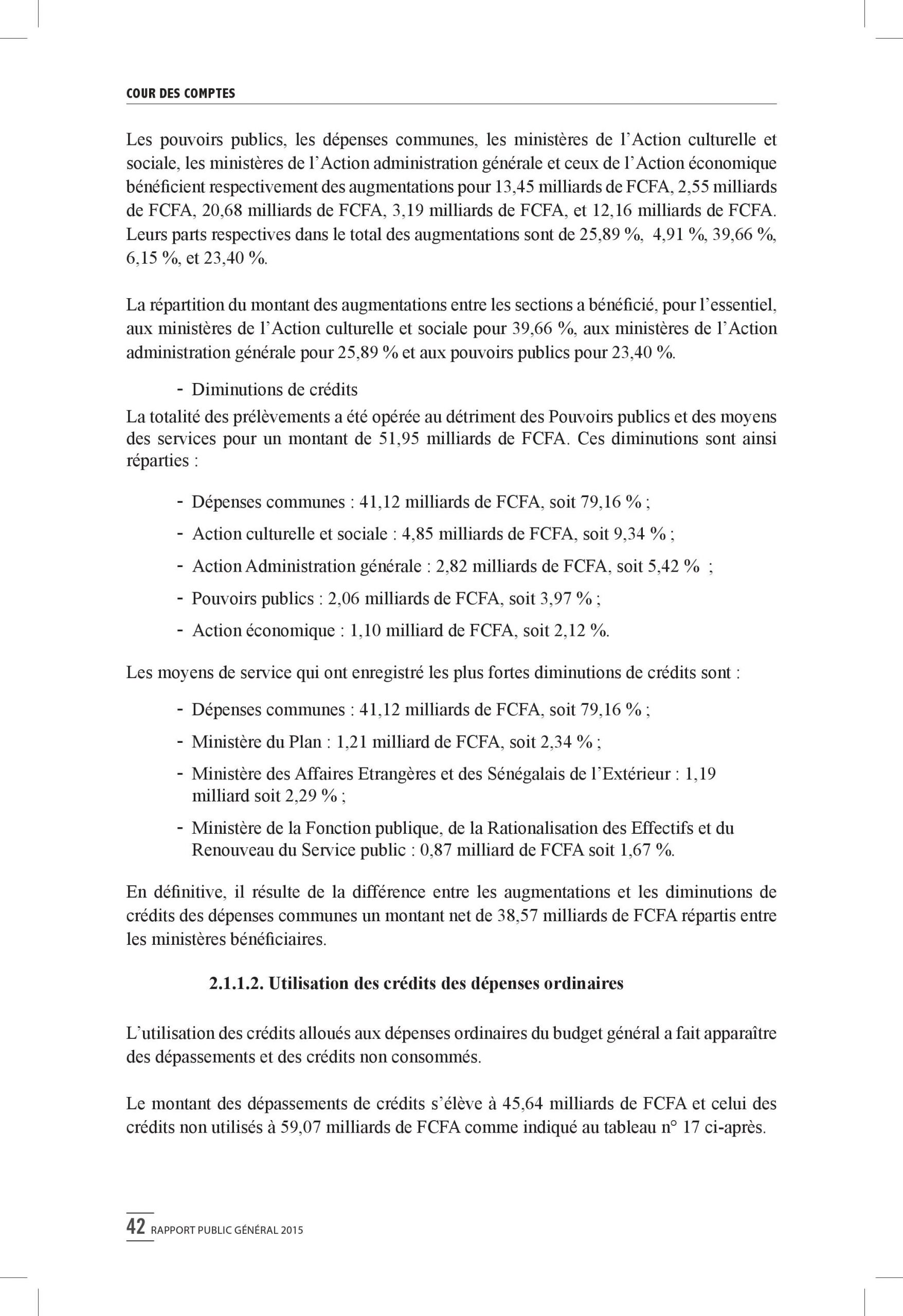 Intégralité du rapport 2015 de la Cour des comptes