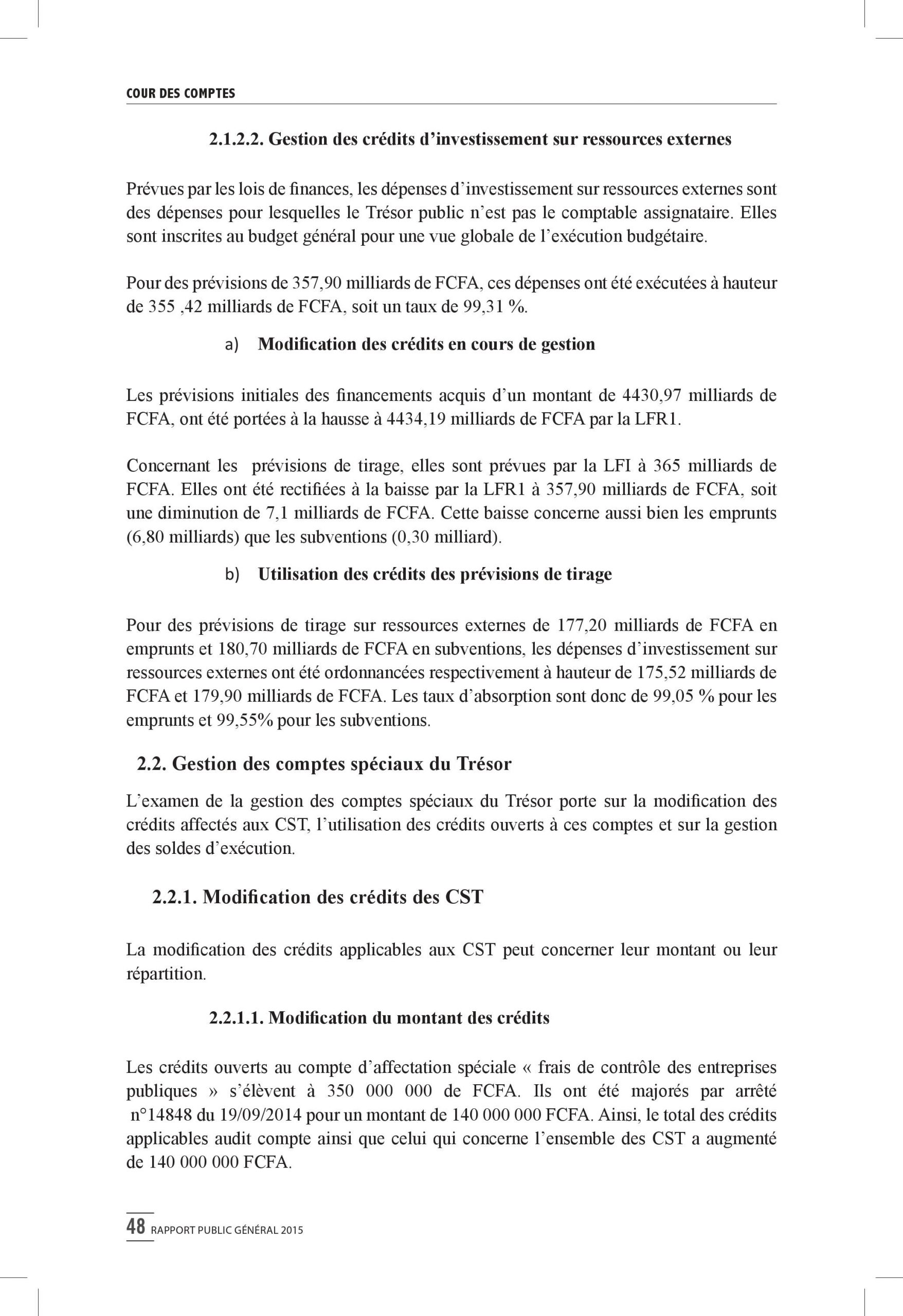 Intégralité du rapport 2015 de la Cour des comptes