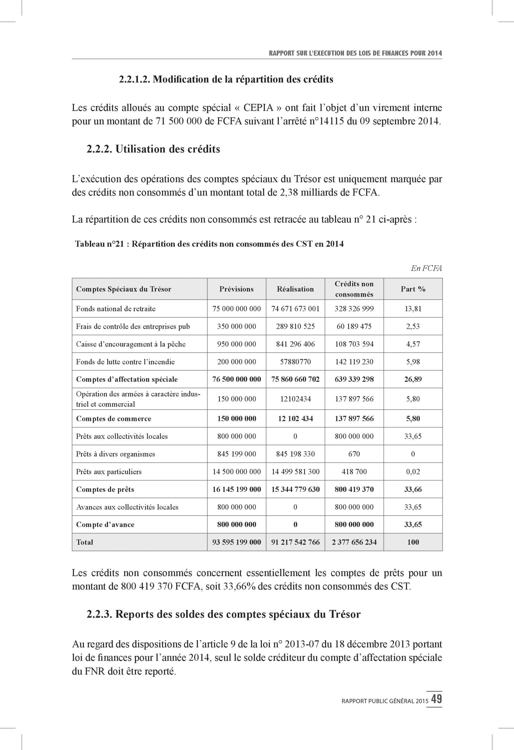 Intégralité du rapport 2015 de la Cour des comptes