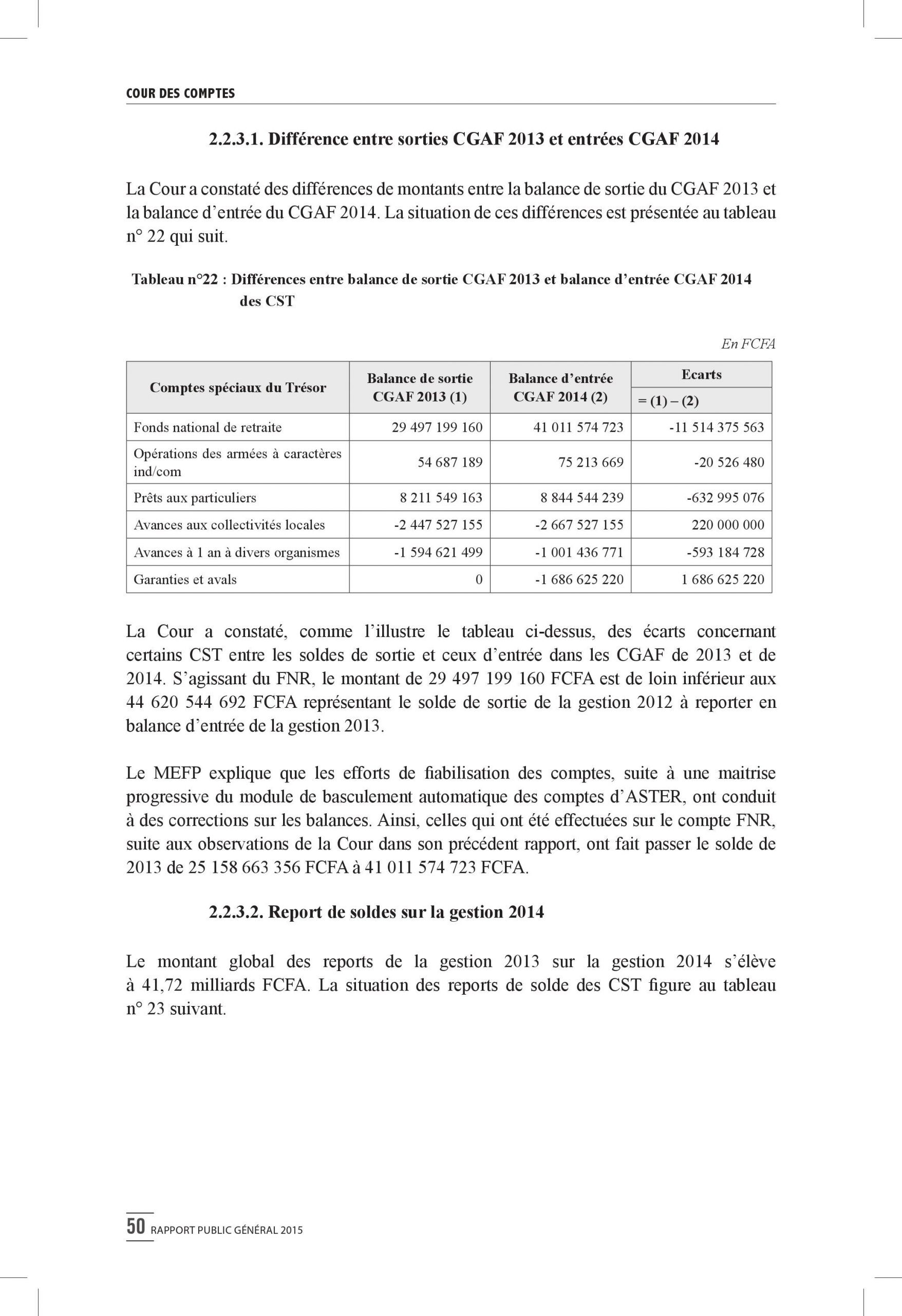 Intégralité du rapport 2015 de la Cour des comptes