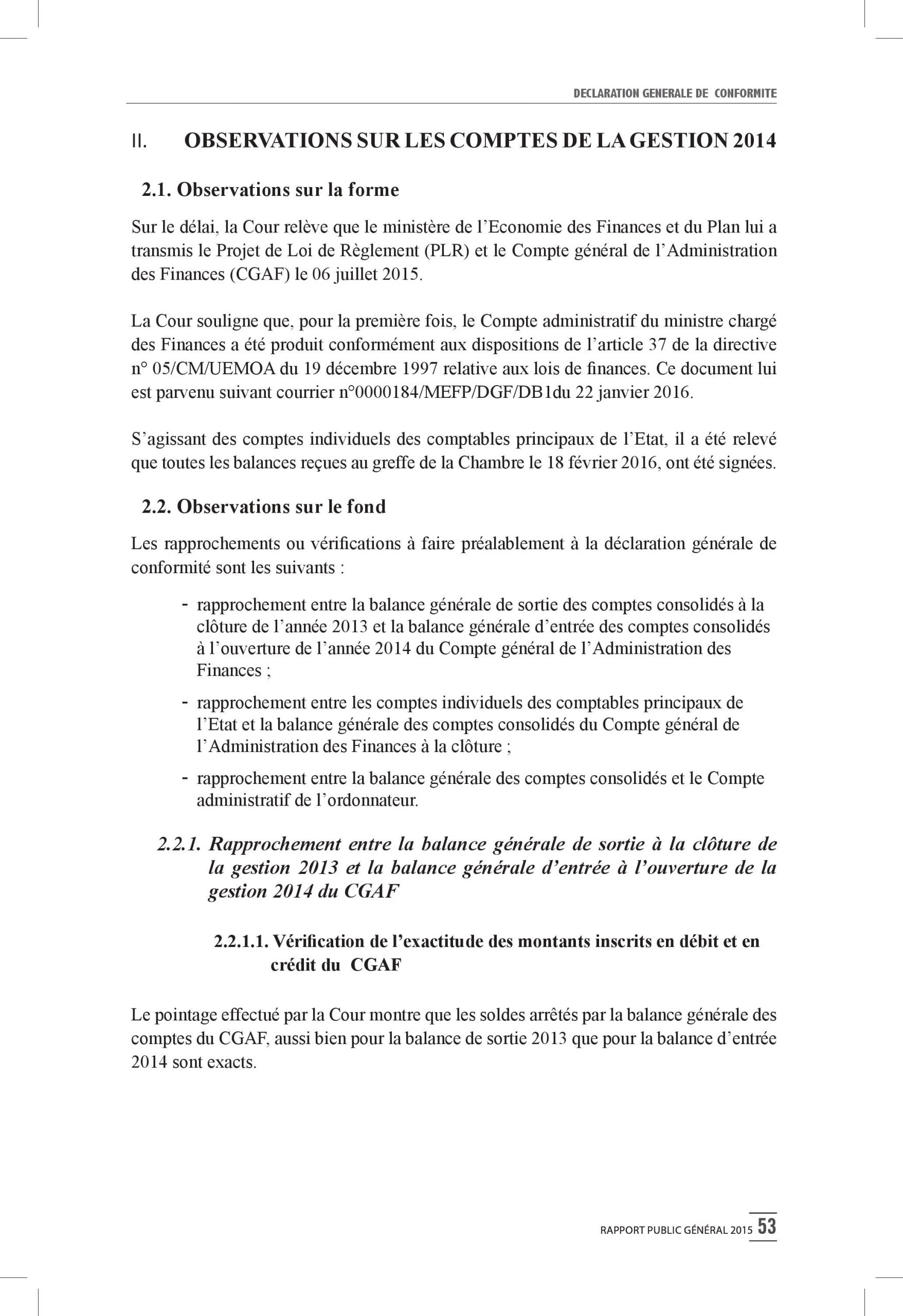 Intégralité du rapport 2015 de la Cour des comptes