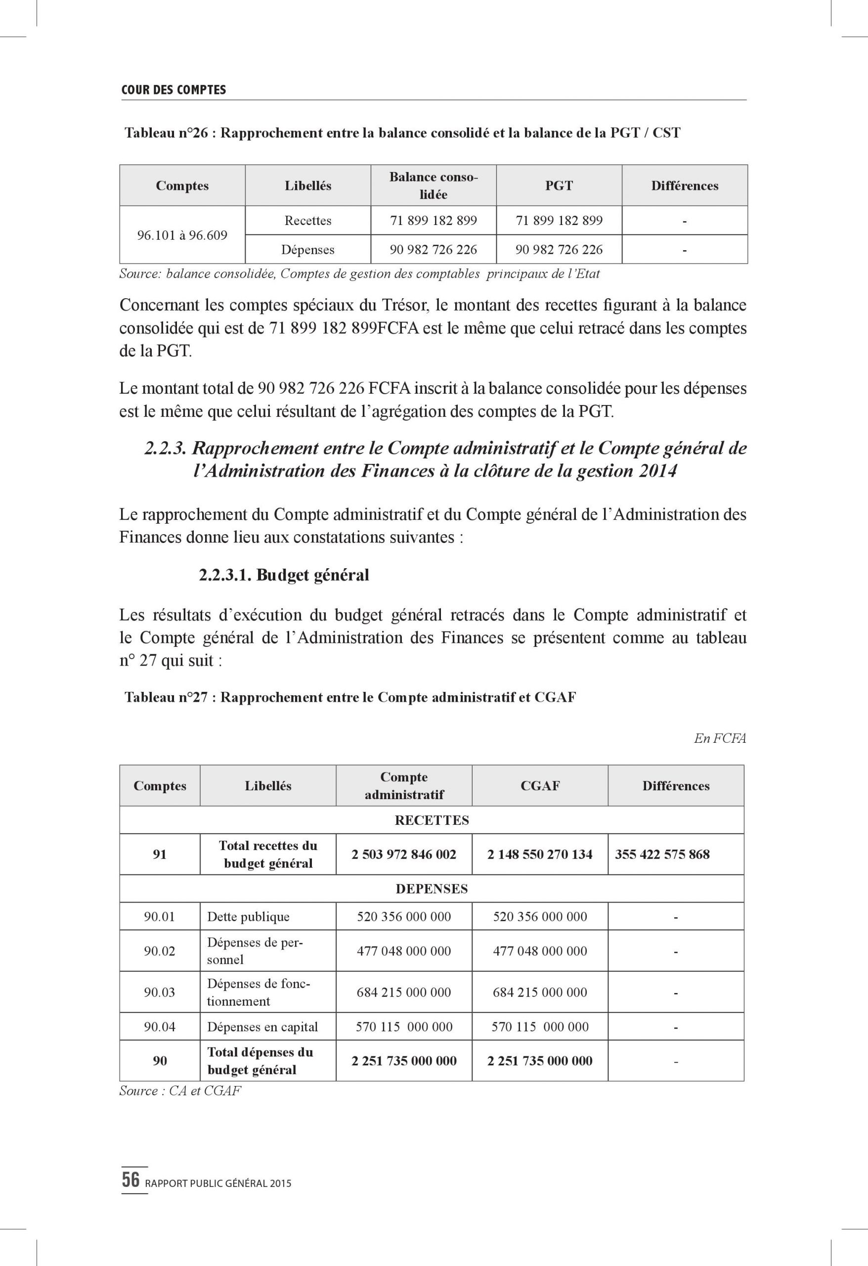 Intégralité du rapport 2015 de la Cour des comptes