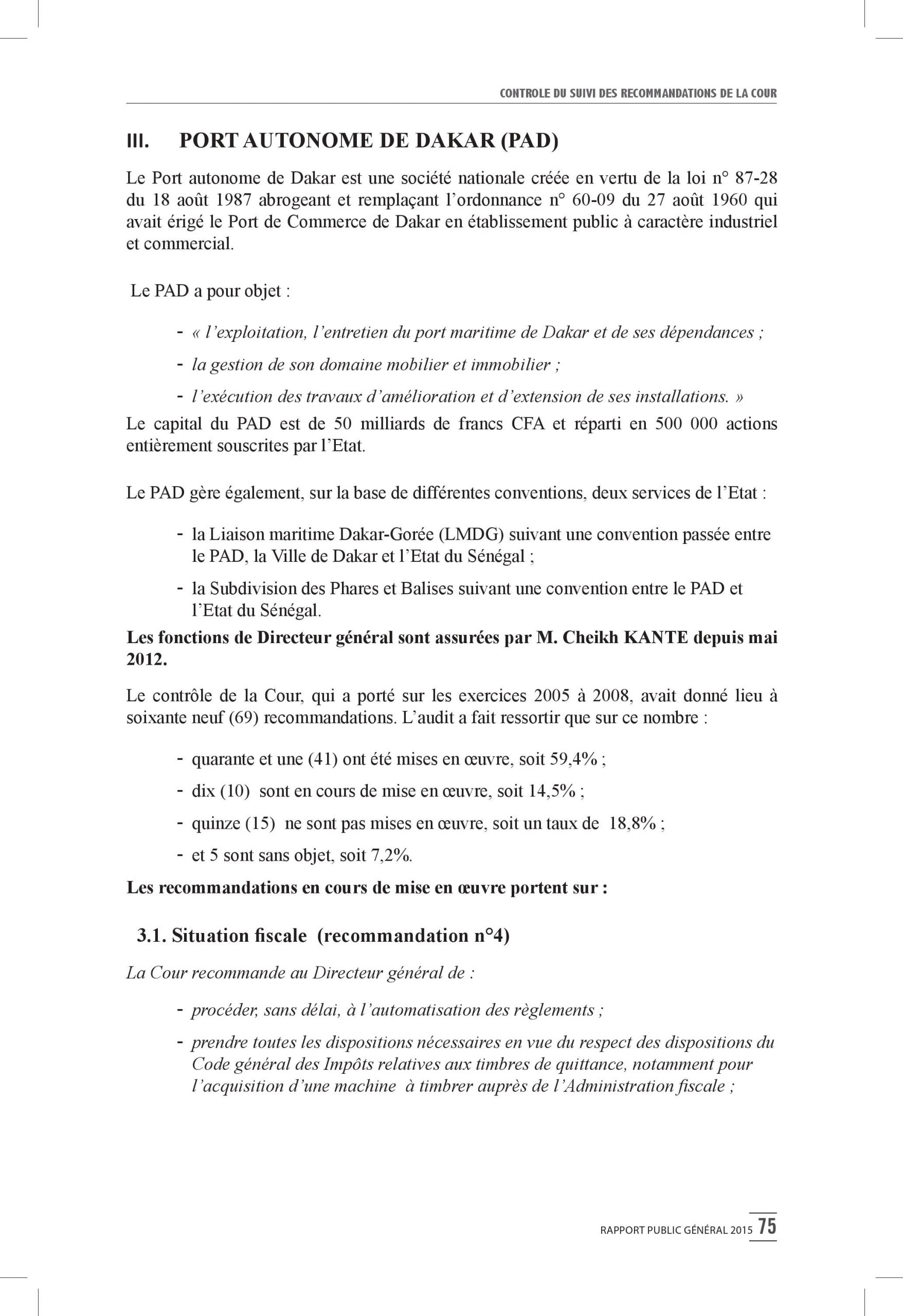 Intégralité du rapport 2015 de la Cour des comptes