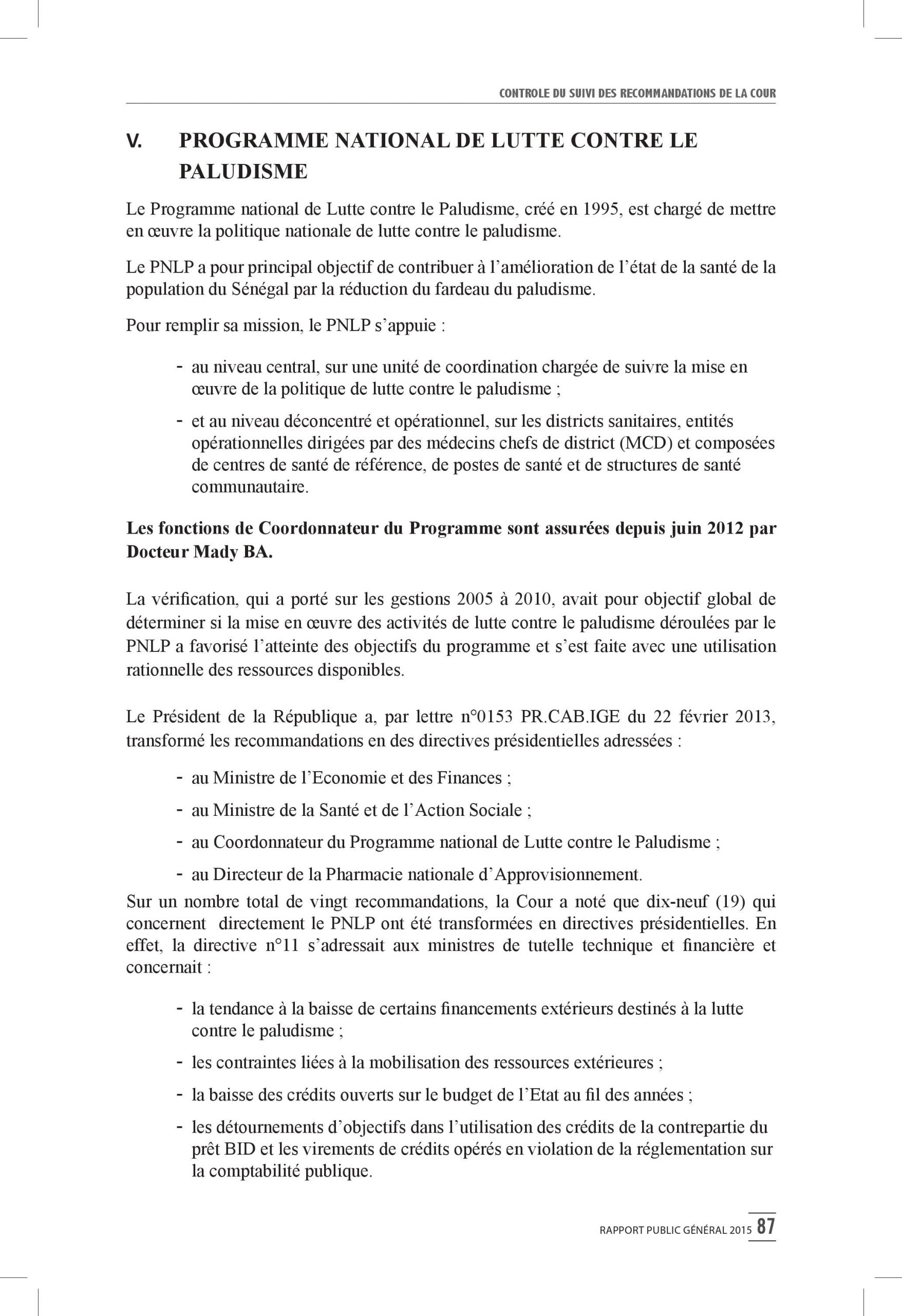 Intégralité du rapport 2015 de la Cour des comptes