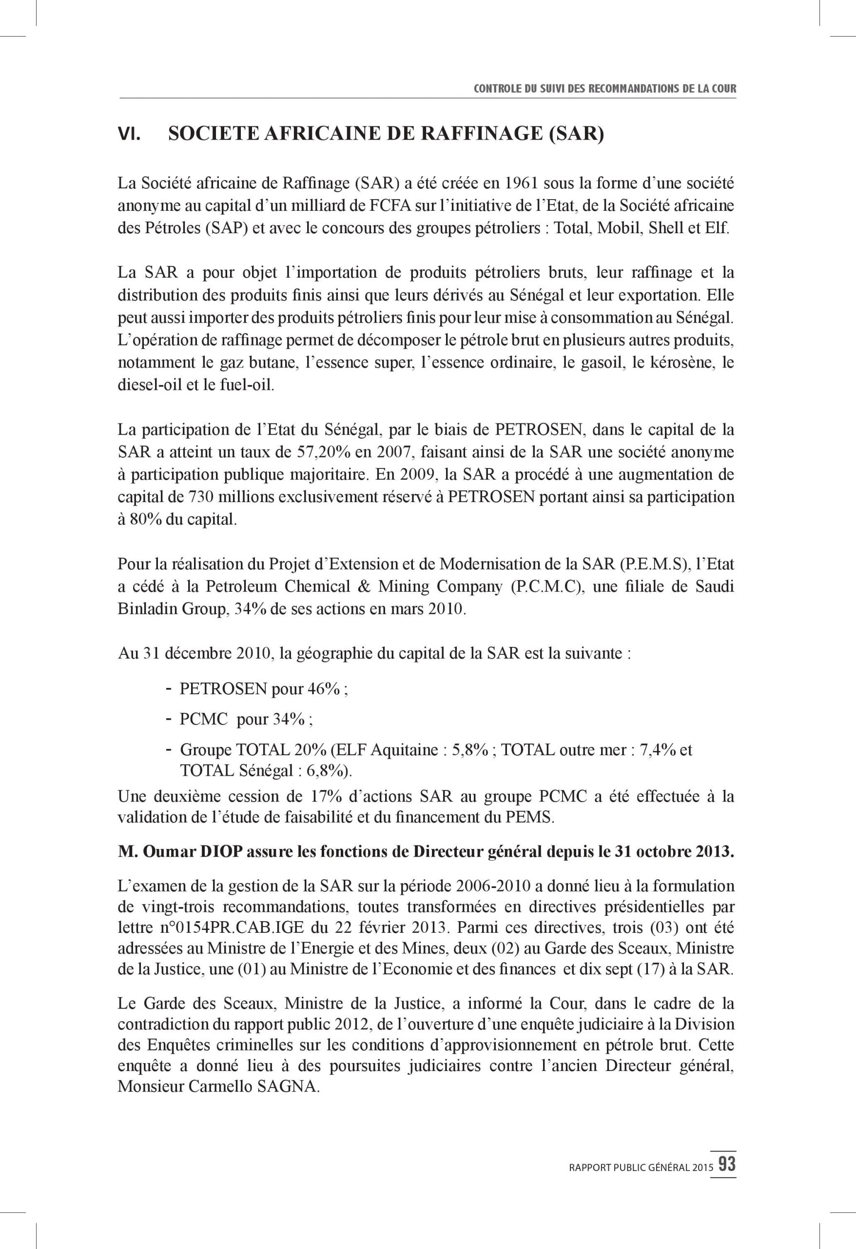 Intégralité du rapport 2015 de la Cour des comptes