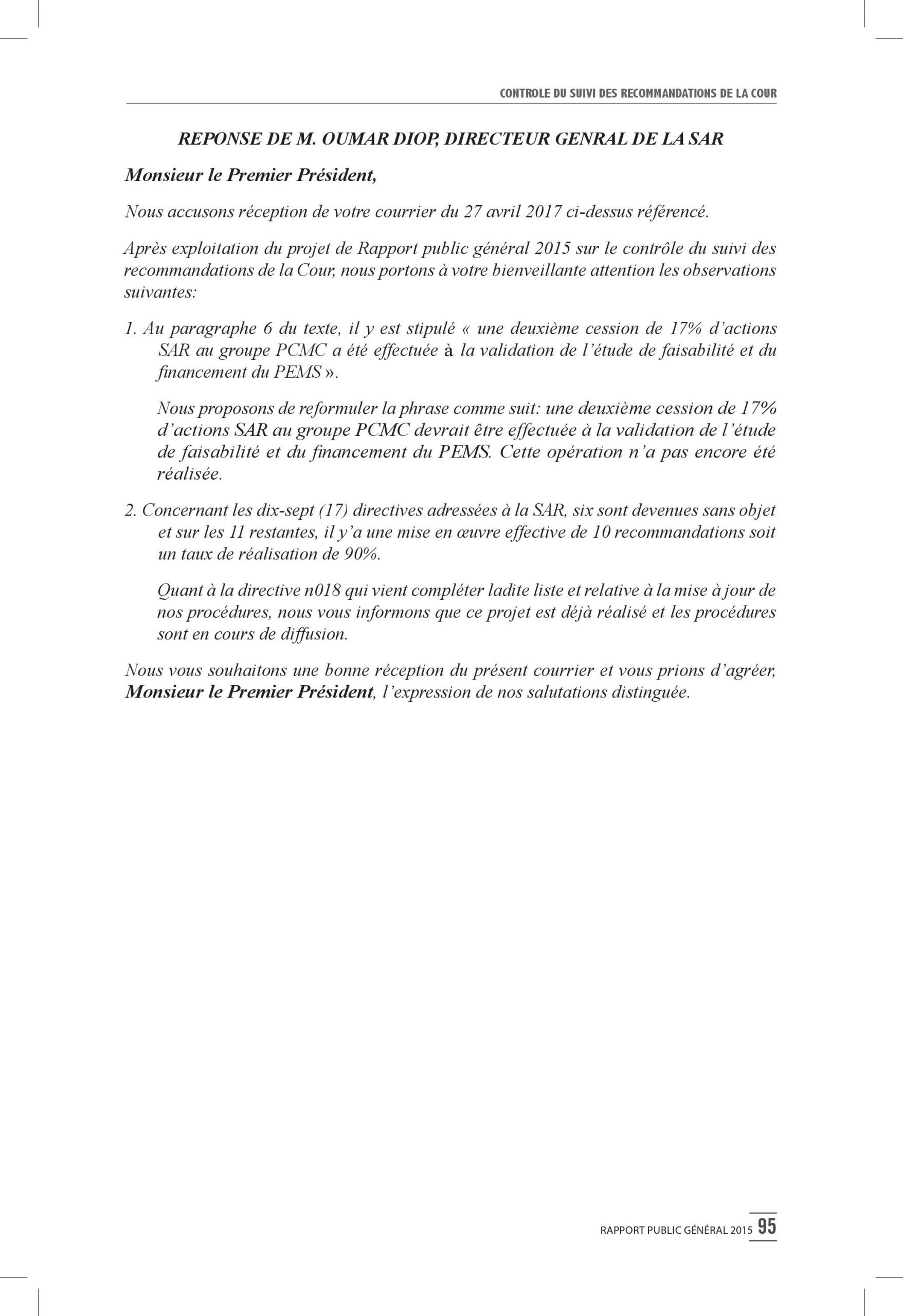 Intégralité du rapport 2015 de la Cour des comptes