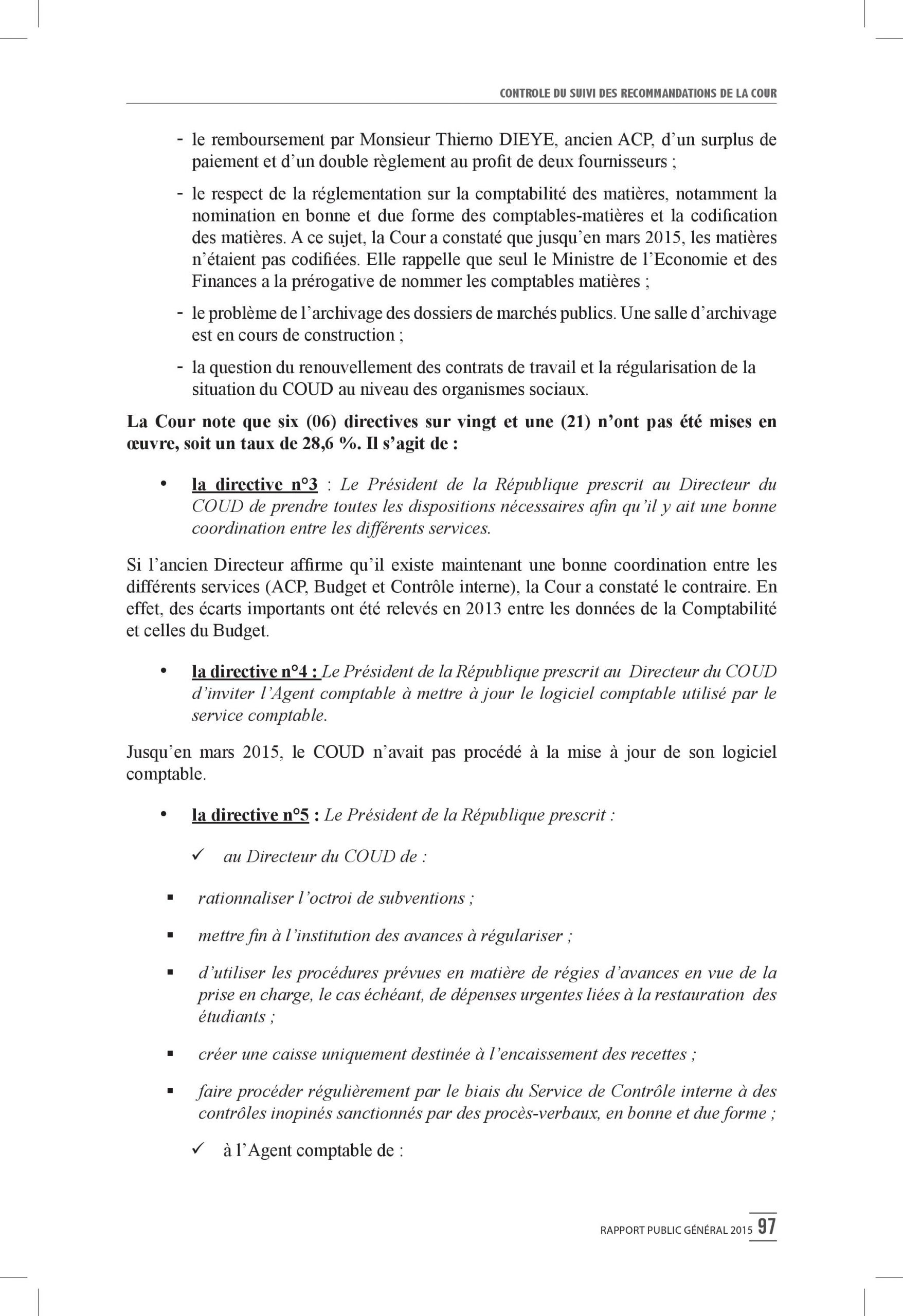 Intégralité du rapport 2015 de la Cour des comptes