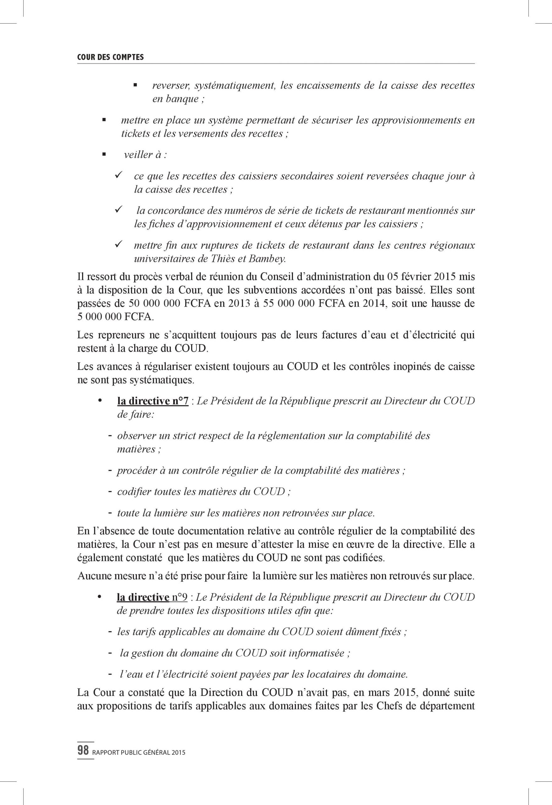 Intégralité du rapport 2015 de la Cour des comptes