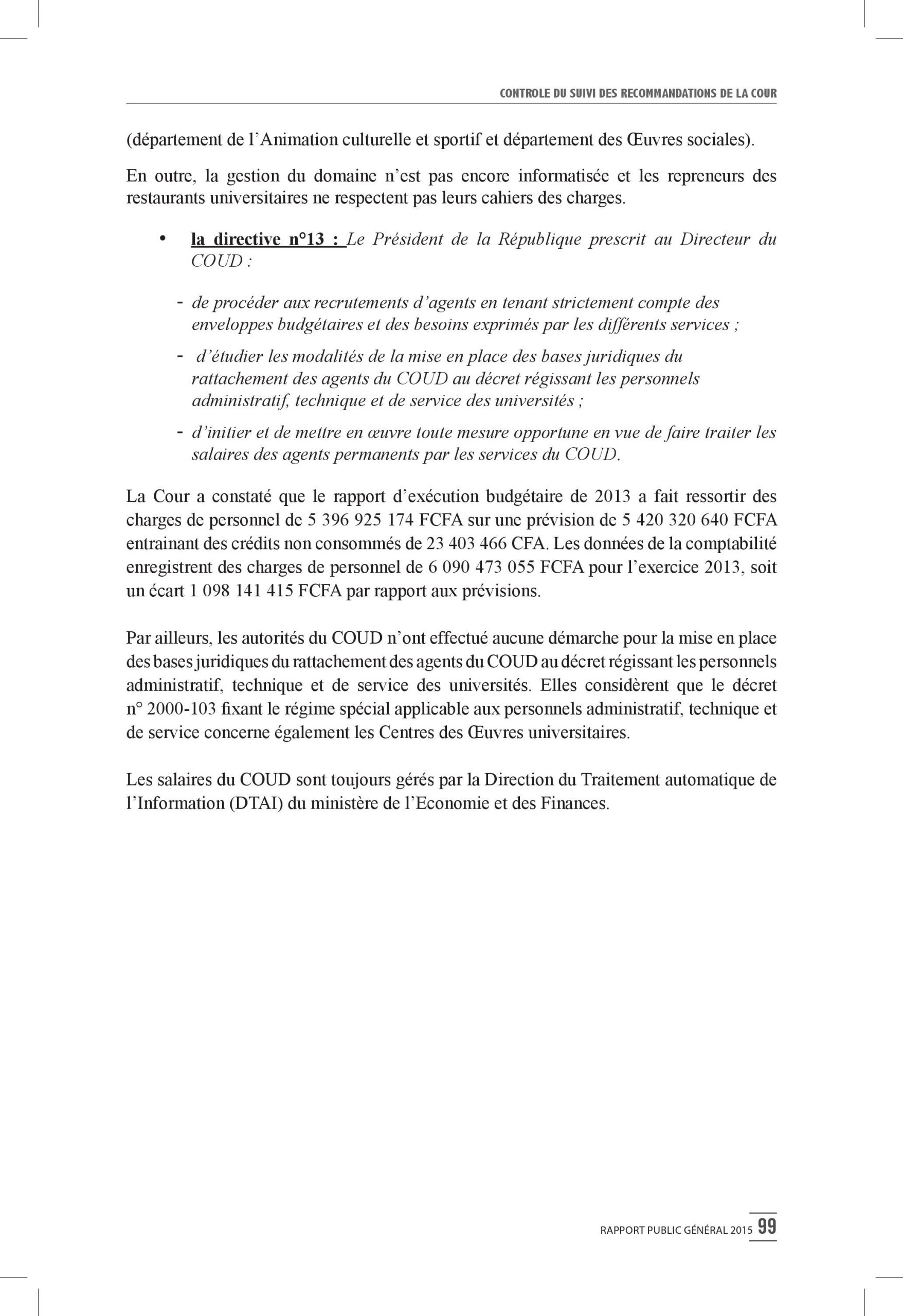 Intégralité du rapport 2015 de la Cour des comptes