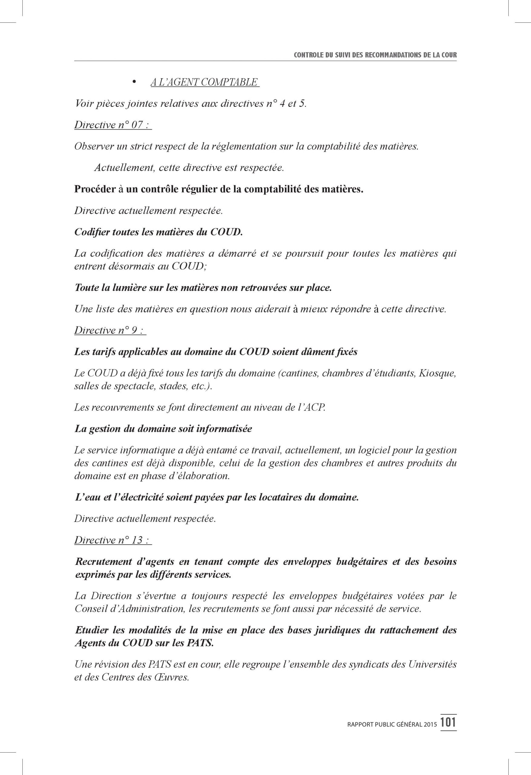 Intégralité du rapport 2015 de la Cour des comptes